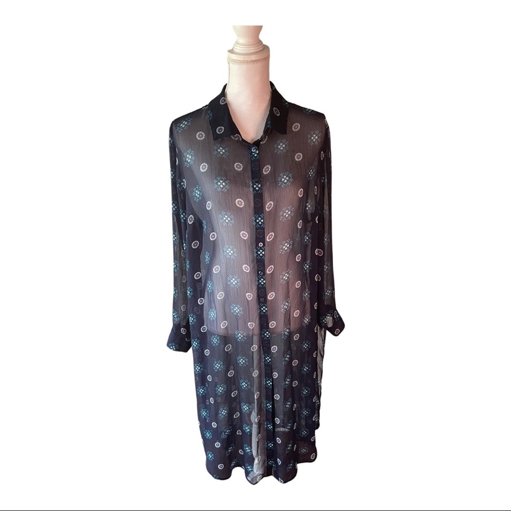 Bongo Pluse Sheer Oversized shirt/duster